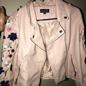 Faux leather jacket!